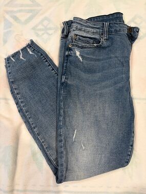 pistola Light Blue Distressed Skinny Jeans